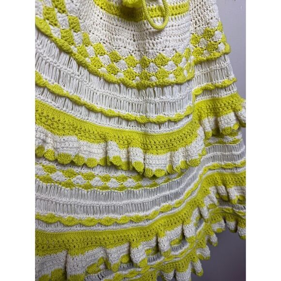 Zimmermann Halcyon Crochet Cotton Mini Dress Sz. 1 (US S) - Picture 9 of 10